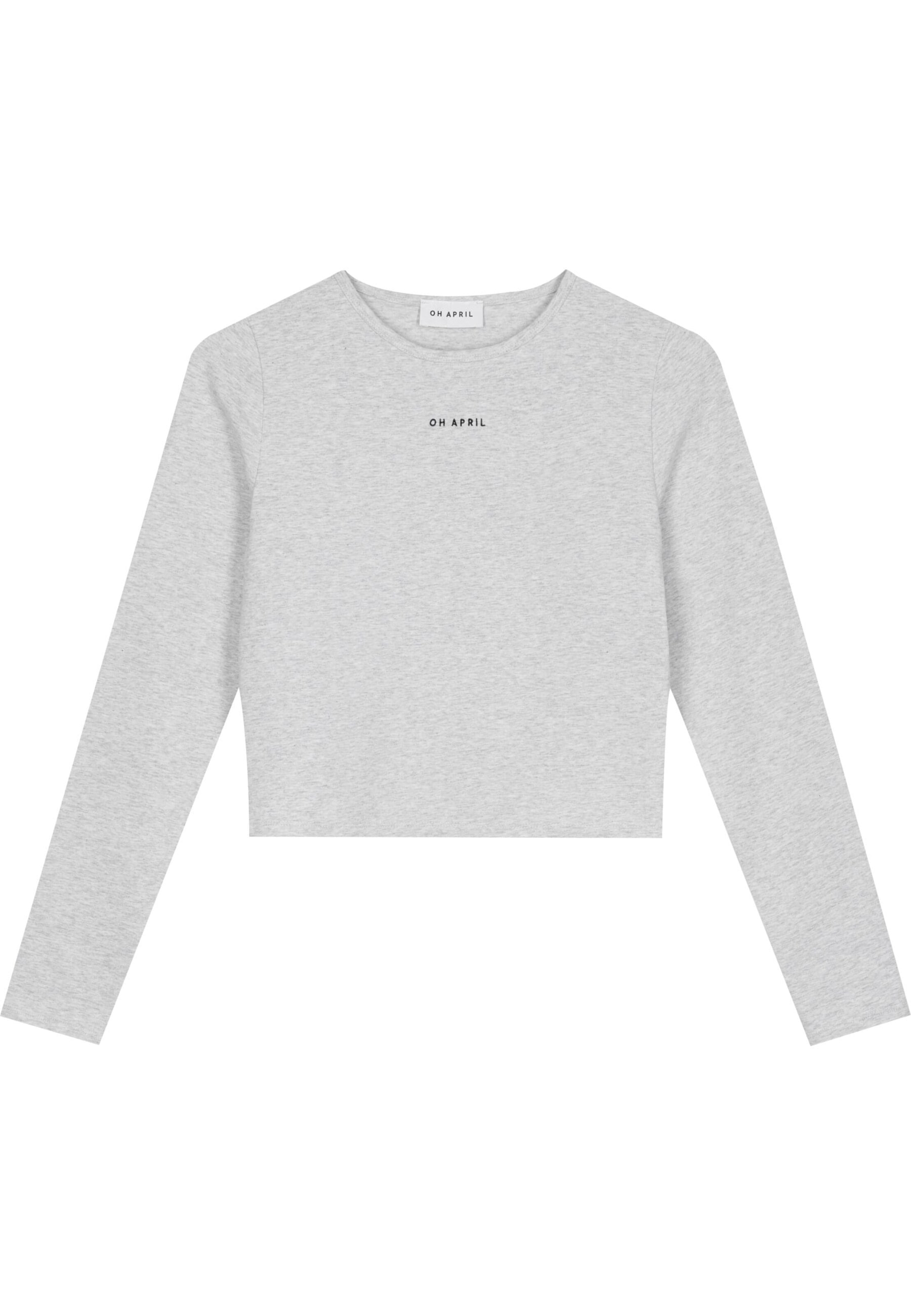 T-shirt 'Ica' OH APRIL en gris : devant
