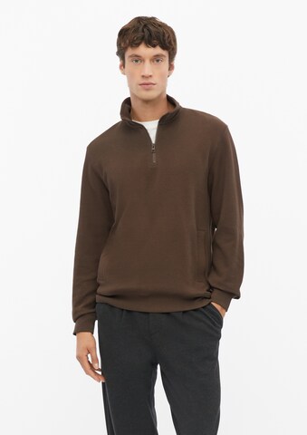 s.Oliver Sweatshirt in Brown: front