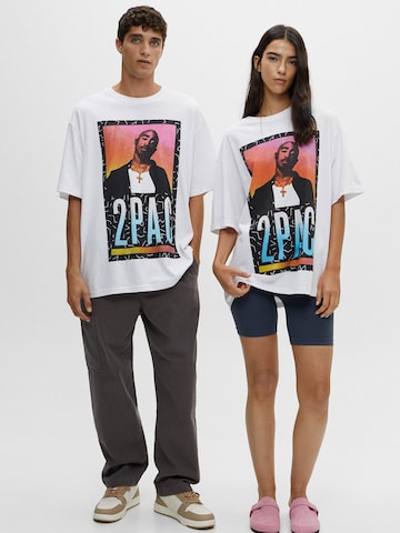 Pull&Bear Póló - fehér