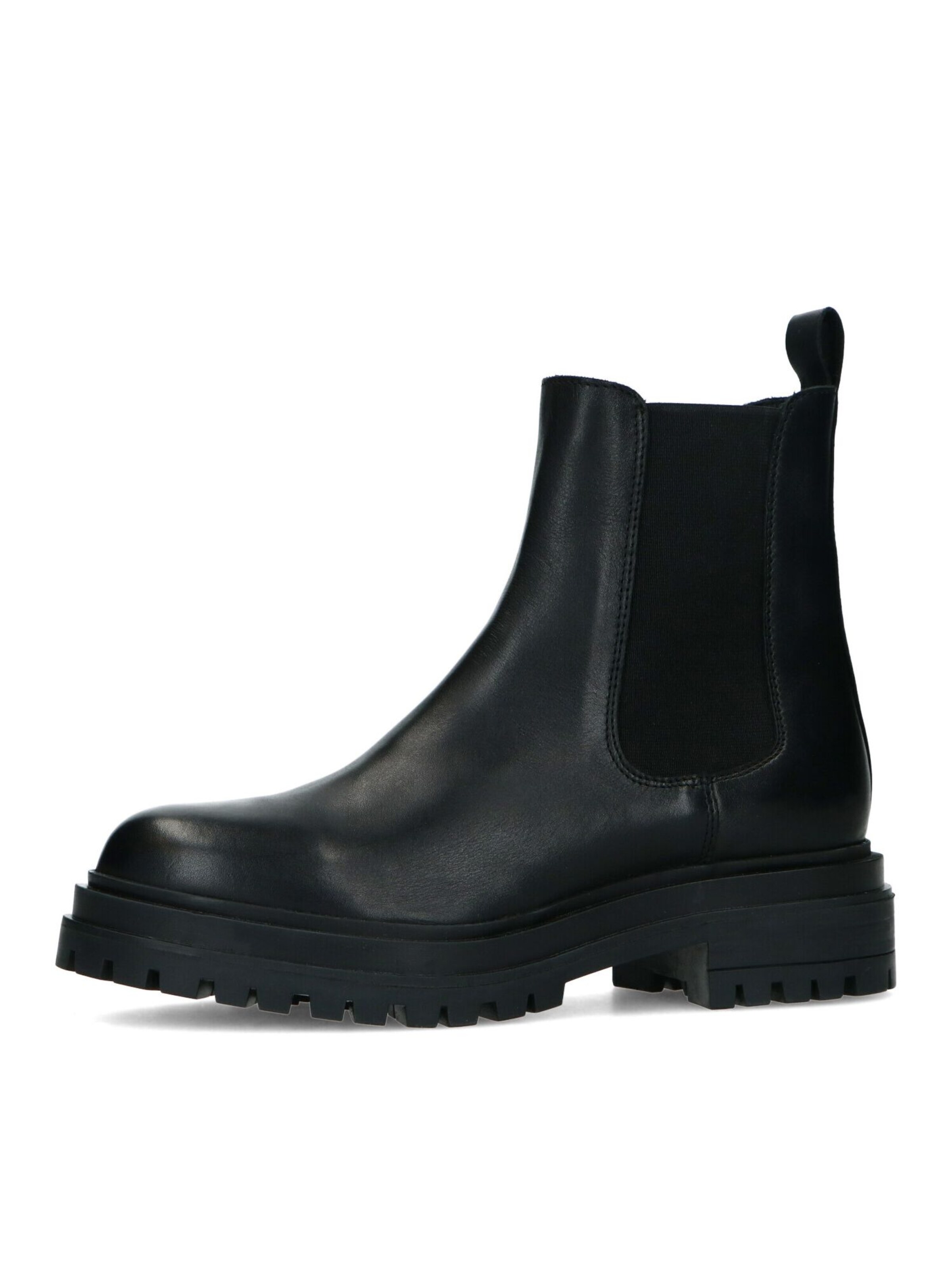 MANFIELD Chelsea Boots en noir, Vue avec produit