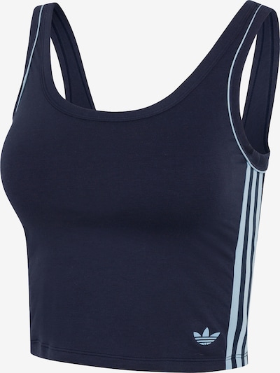 ADIDAS ORIGINALS Crop-Top ' Cozy Stretch Cotton ' in dunkelblau, Produktansicht