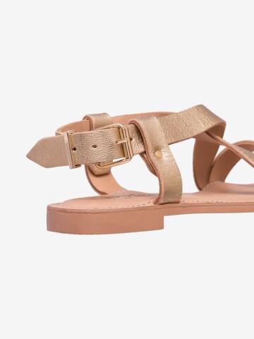 Ivylee Copenhagen Sandals 'LAURA' in Gold