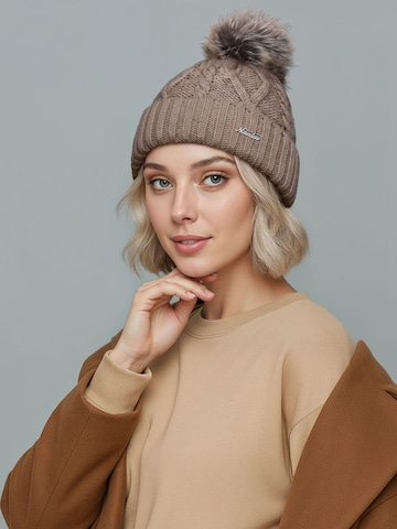 Neverless Mütze 'Julie' in Beige
