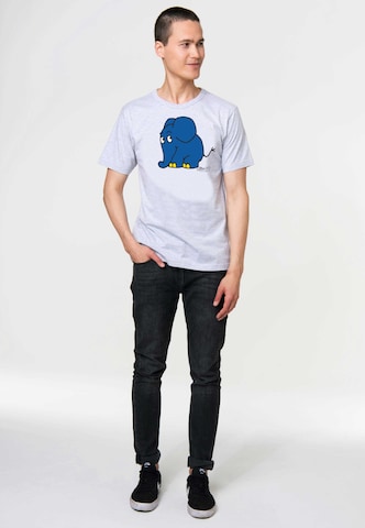 LOGOSHIRT Shirt 'Die Sendung mit der Maus - Elefant' in Grey