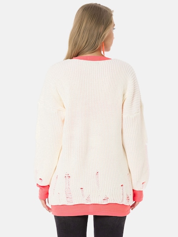 Pull-over CIPO & BAXX en blanc