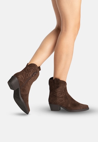 Salinyang Comwboystøvler i brun