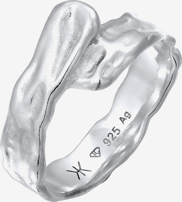 KUZZOI Ring in Silber: Vorderseite