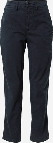 Coupe slim Pantalon chino 'GABBY' Lauren Ralph Lauren en bleu : devant