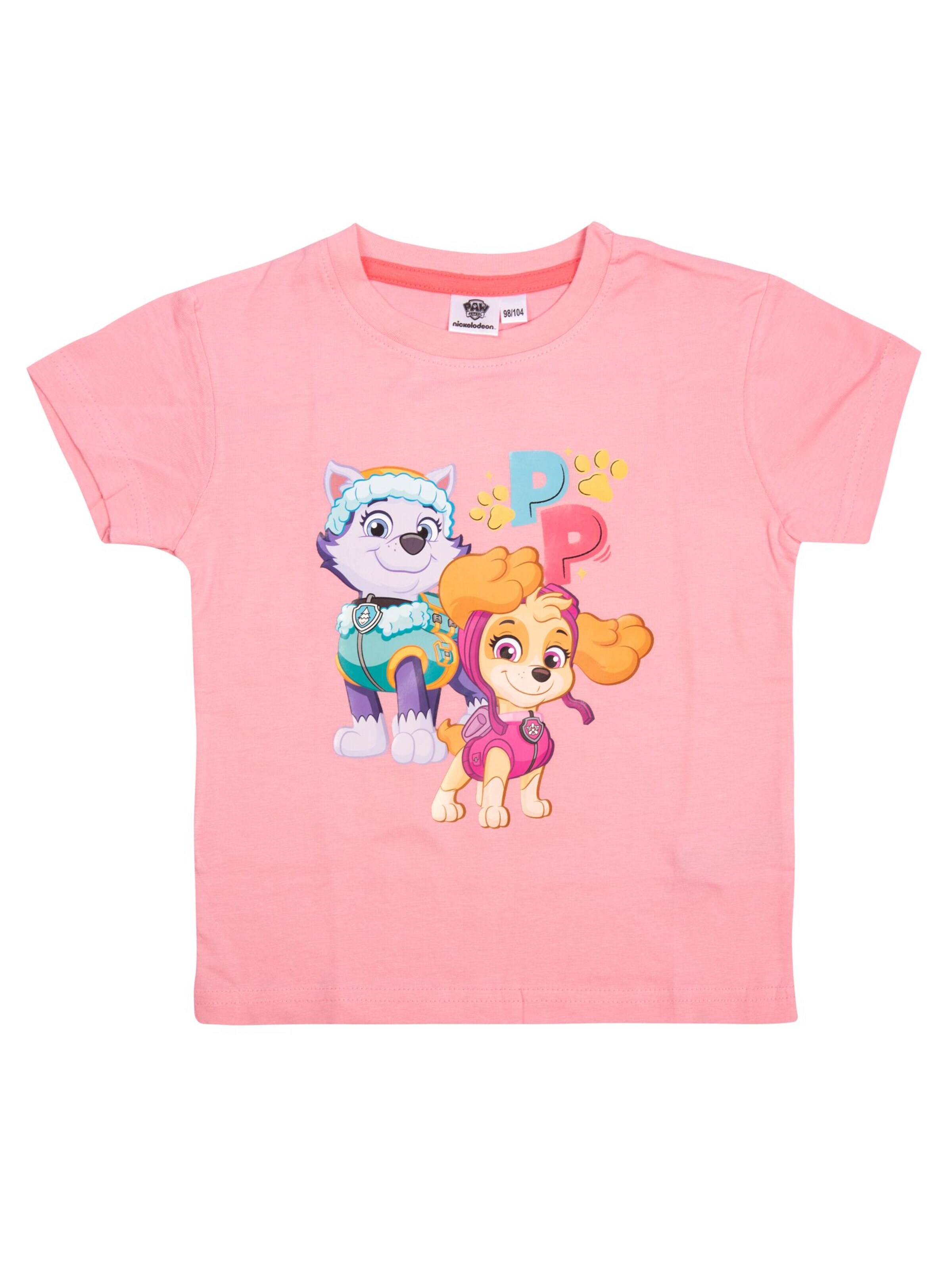 PAW Patrol Shirt 'Skye & Everest' in Pink: front