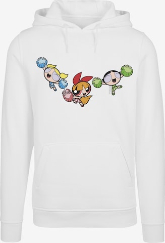 F4NT4STIC Sweatshirt 'Powerpuff Girls Cheerleaders' in White: front