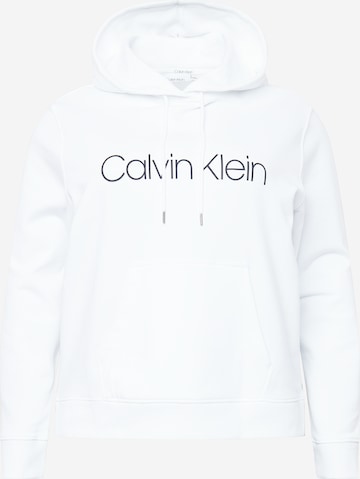 Calvin Klein Curve Sweatshirt in White: front