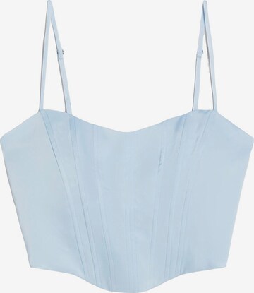 Bershka Top in Blue: front