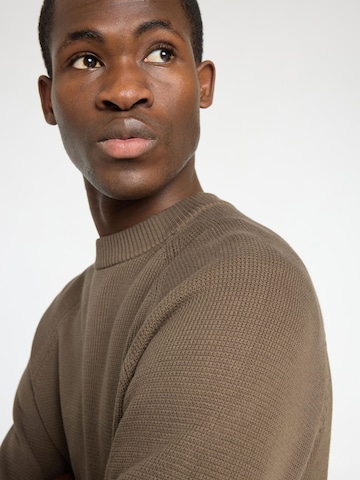 Pull-over SELECTED en marron