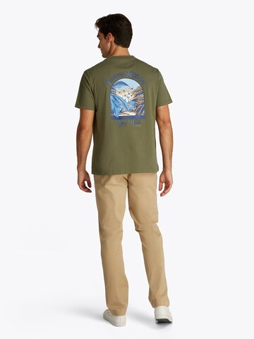 T-Shirt 'SUMMER PHOTO' TOMMY HILFIGER en vert : devant