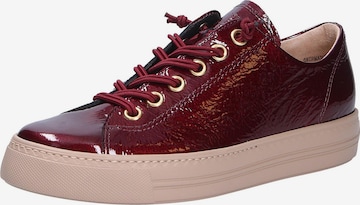 Baskets basses Paul Green en rouge : devant