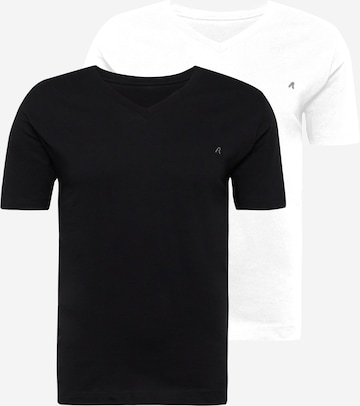 Regular fit Tricou de la REPLAY pe negru: față