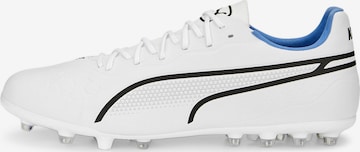 PUMA Футболни обувки 'KING PRO' в бяло: отпред
