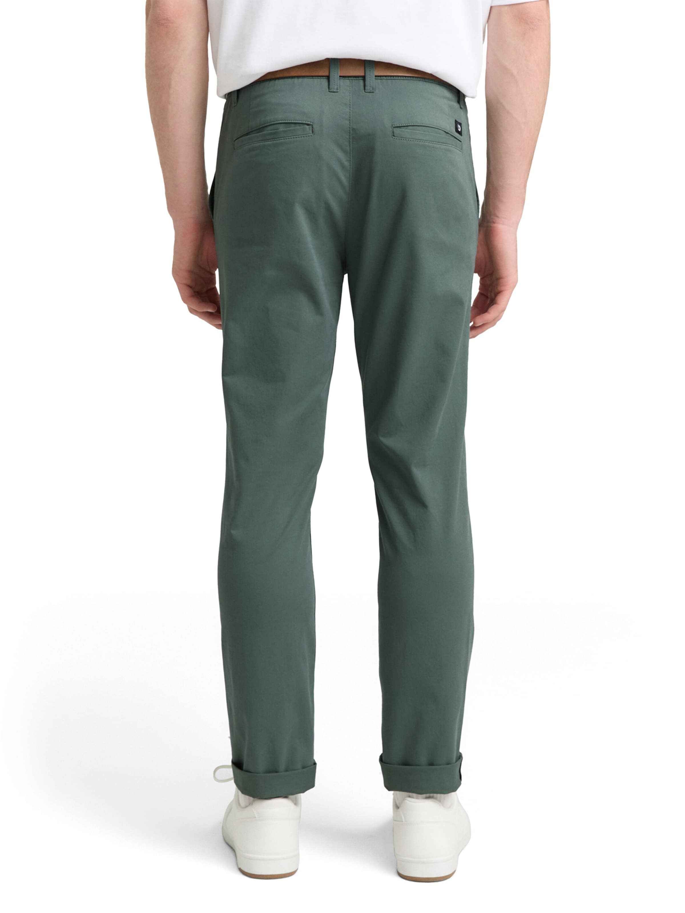 TOM TAILOR DENIM Slimfit Chinobyxa i grön