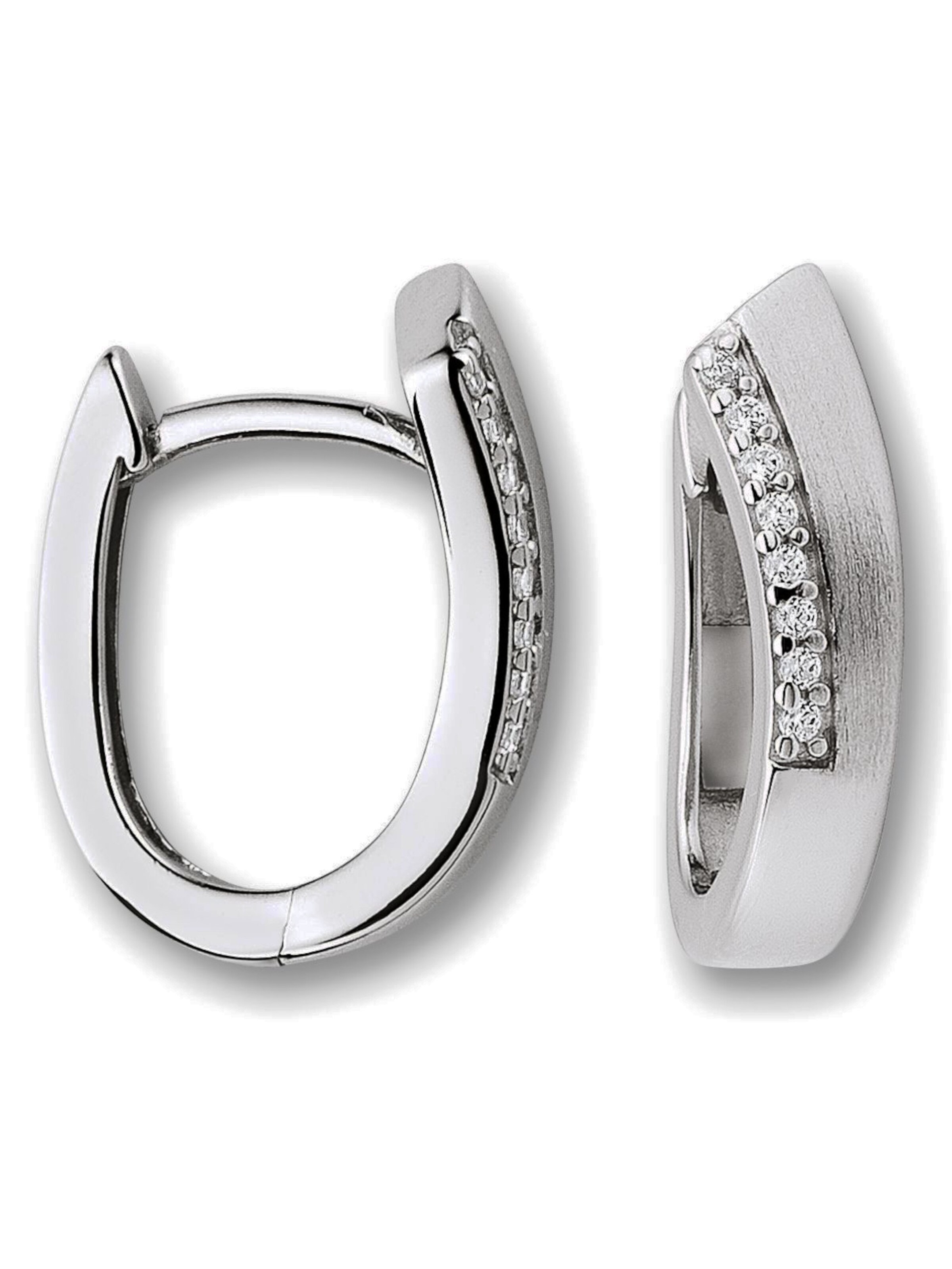 ONE ELEMENT Ohrringe in Silber: Vorderseite