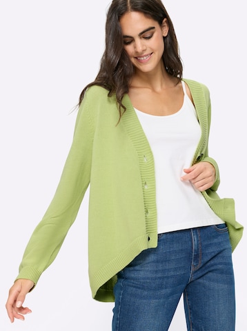 heine Gebreid vest in Groen