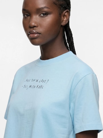 Tricou 'KLJ X Pietro Terzini' de la KARL LAGERFELD JEANS pe albastru