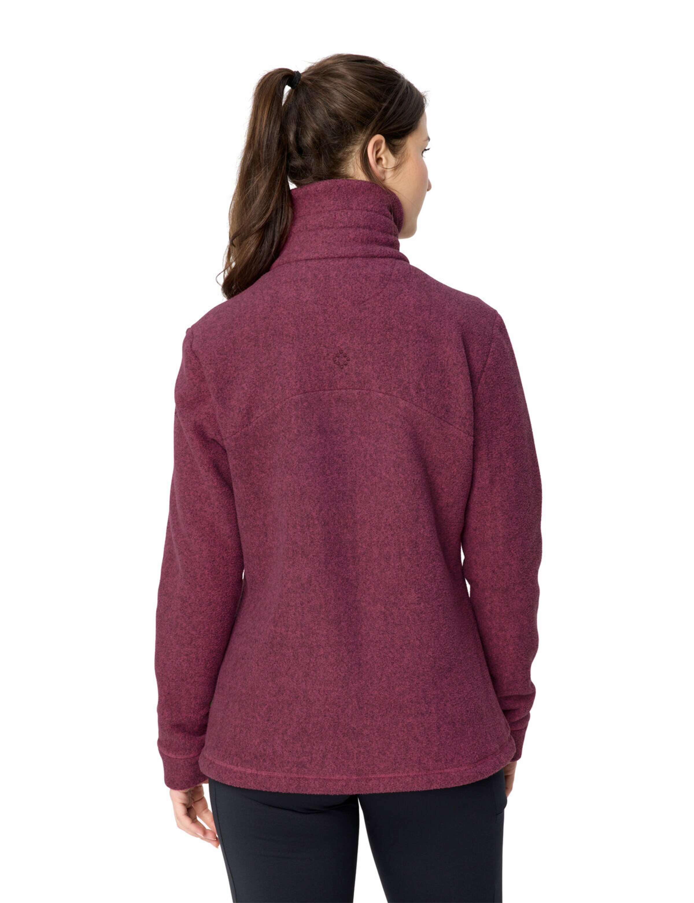 VAUDE Athletic fleece jacket 'Skomer' in Pink