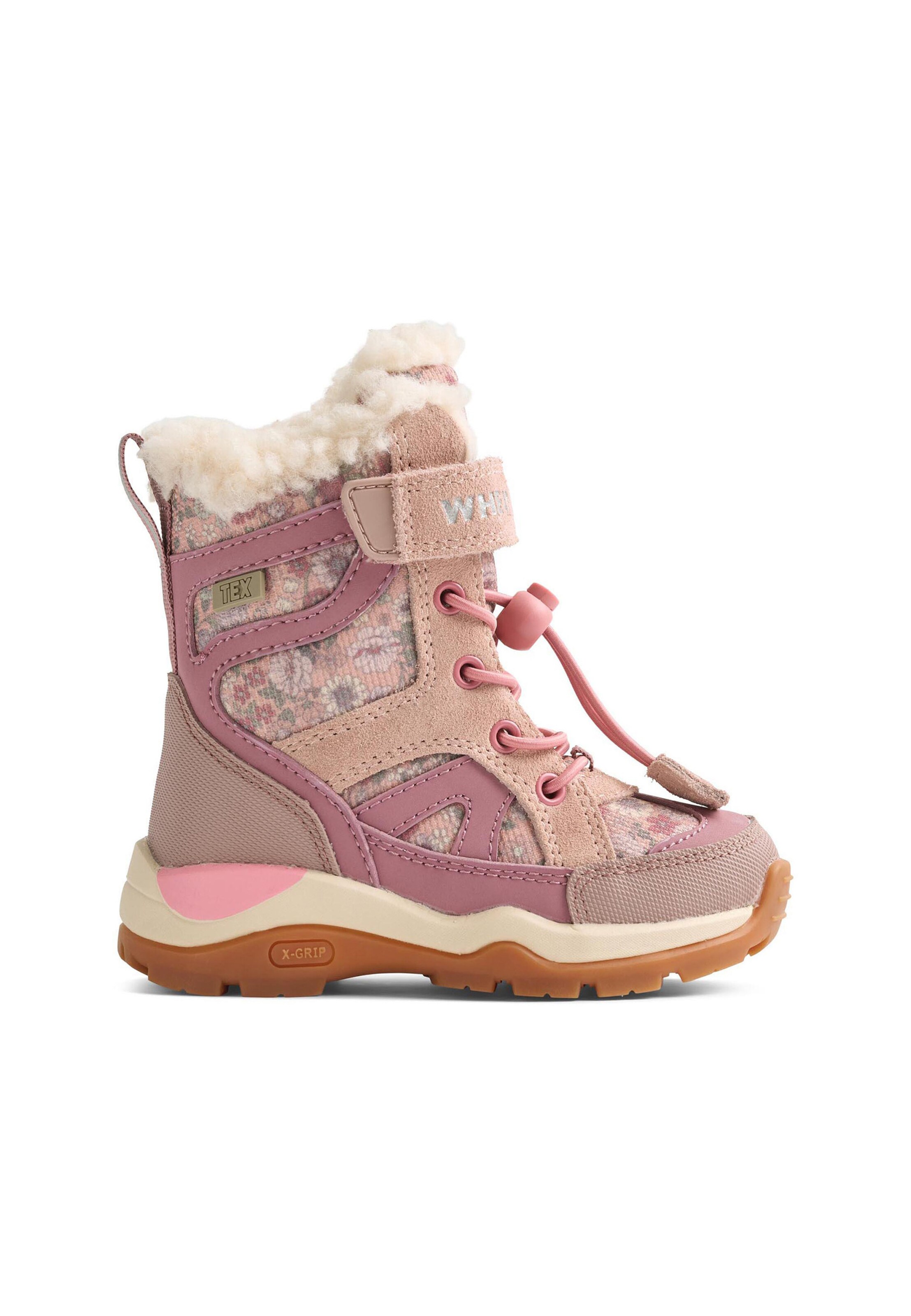 Boots da neve 'Dixie Tex' di WHEAT in rosa: frontale