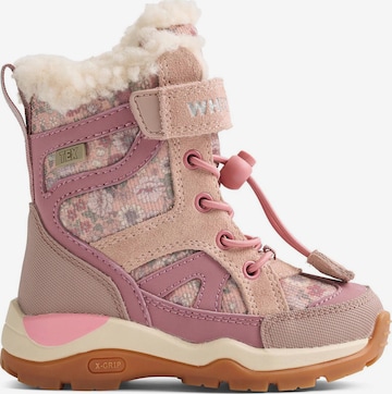 Boots da neve 'Dixie Tex' di WHEAT in rosa: frontale