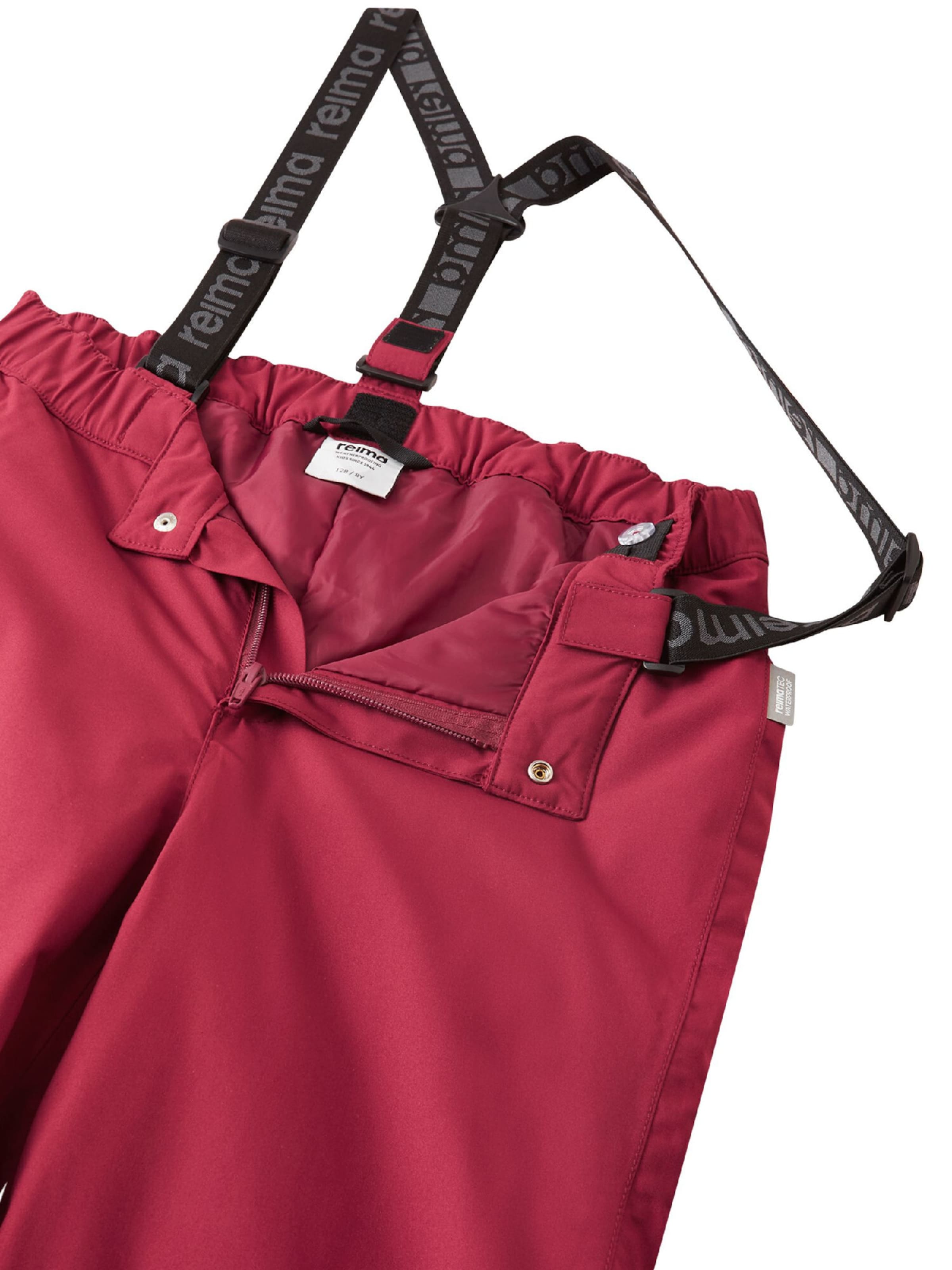 Reima Regular Outdoor broek 'Komein' in Rood: voorkant
