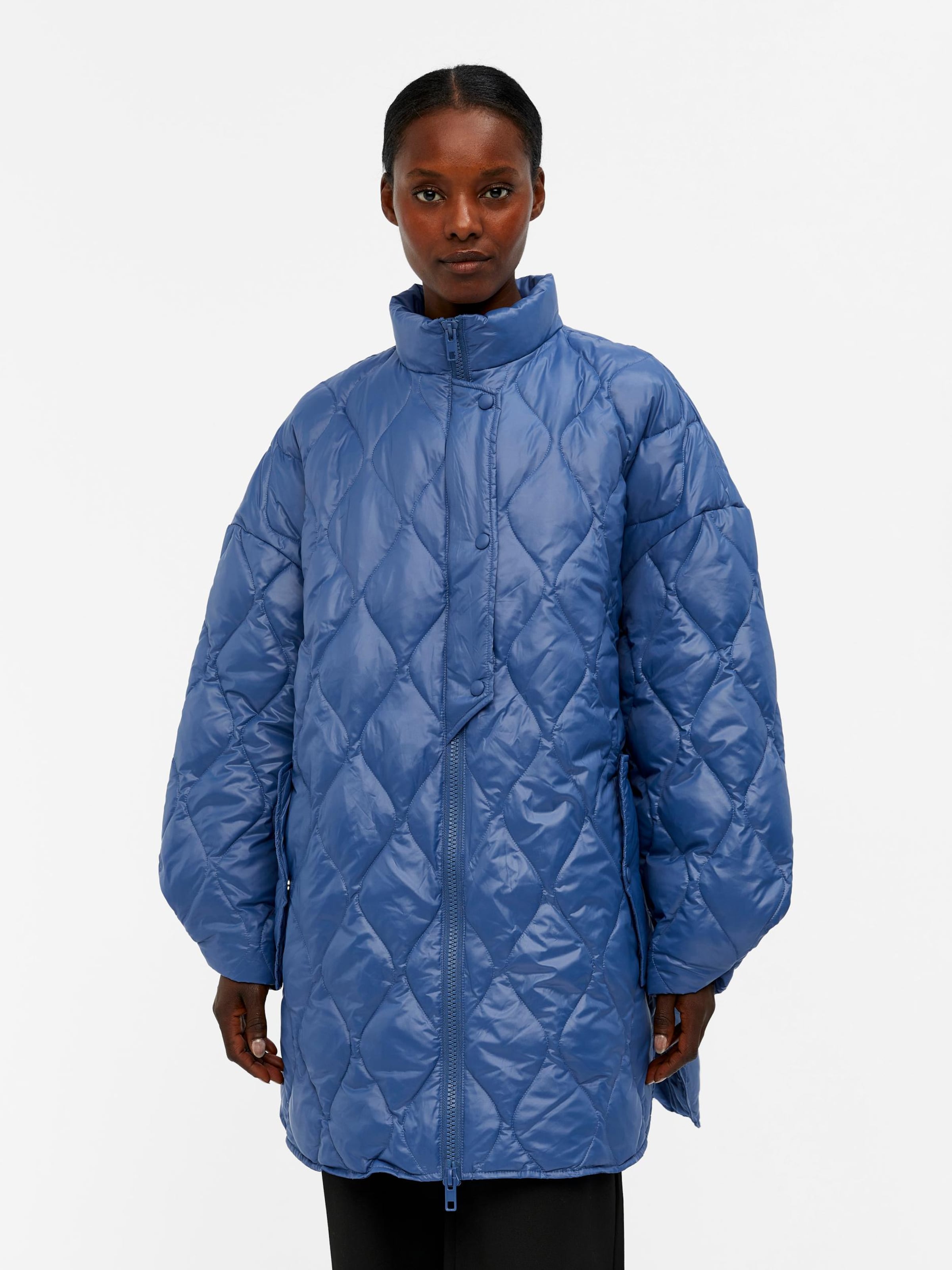 Blue winter coats online