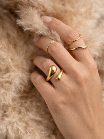 Pure Schmuck Ring 'Moon' in Gold