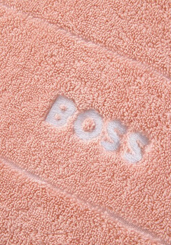BOSS Shower Towel 'PLAIN' in Pink