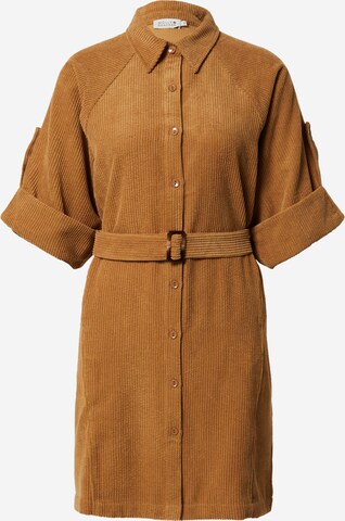 Robe-chemise Molly BRACKEN en marron : devant