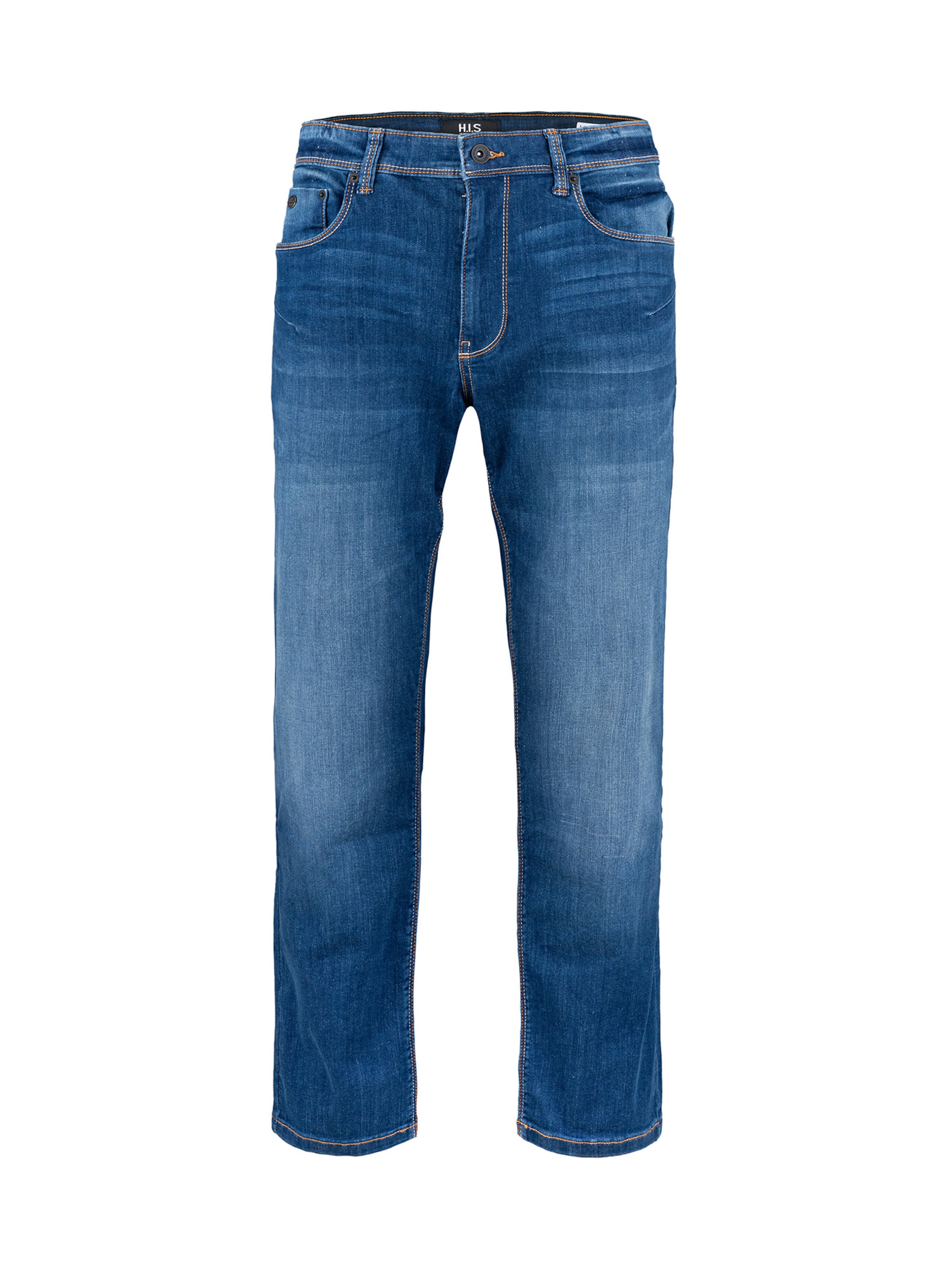 H.I.S - Regular Calças de ganga ' 5 Pocket Jeans ' em azul: frente