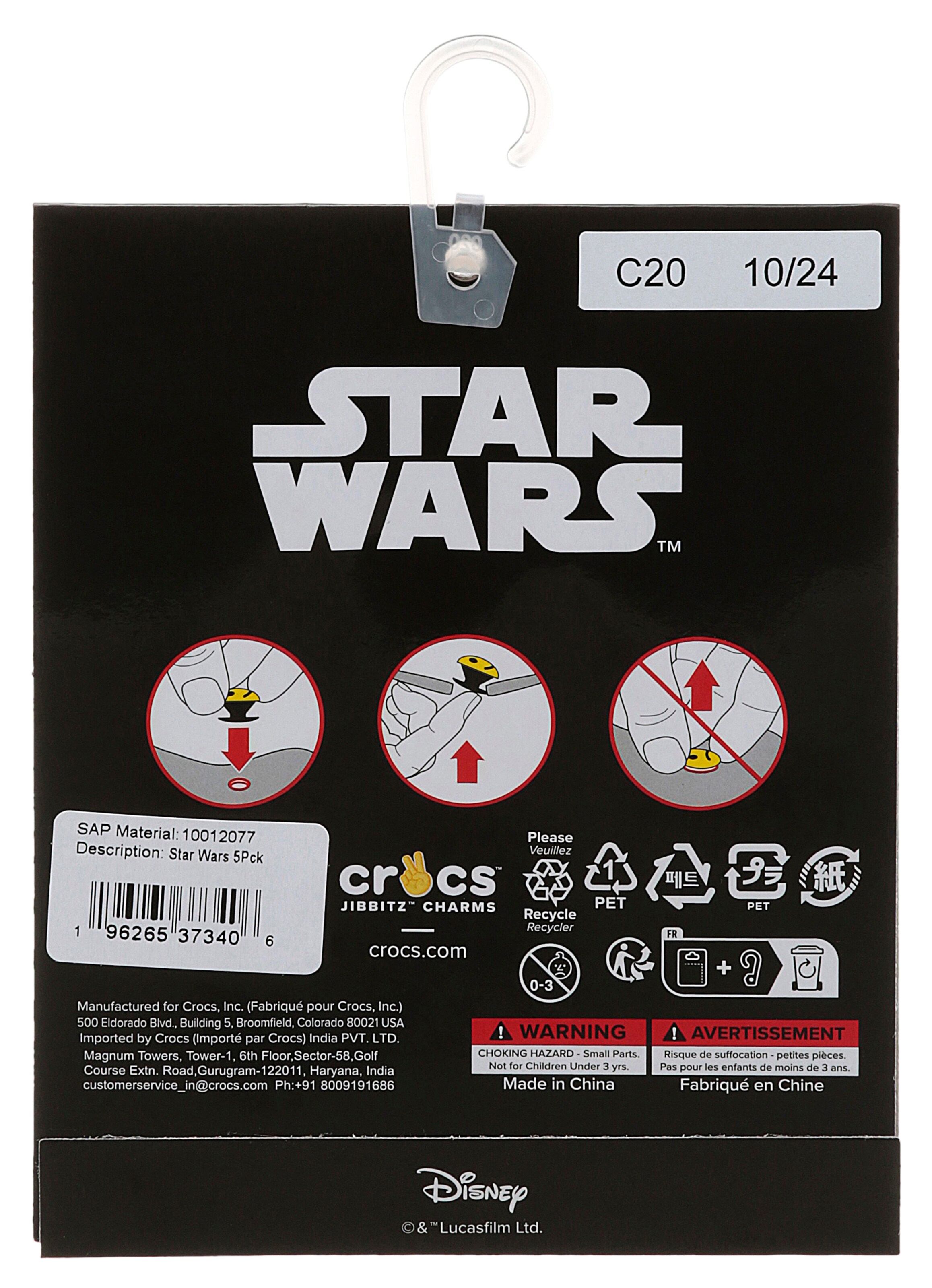 Crocs Shoe Accessories 'Star Wars' in Mixed colors