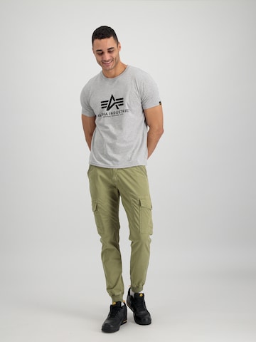 T-Shirt ALPHA INDUSTRIES en gris