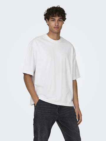 Only & Sons Футболка 'ONSMillenium' в Белый: спереди