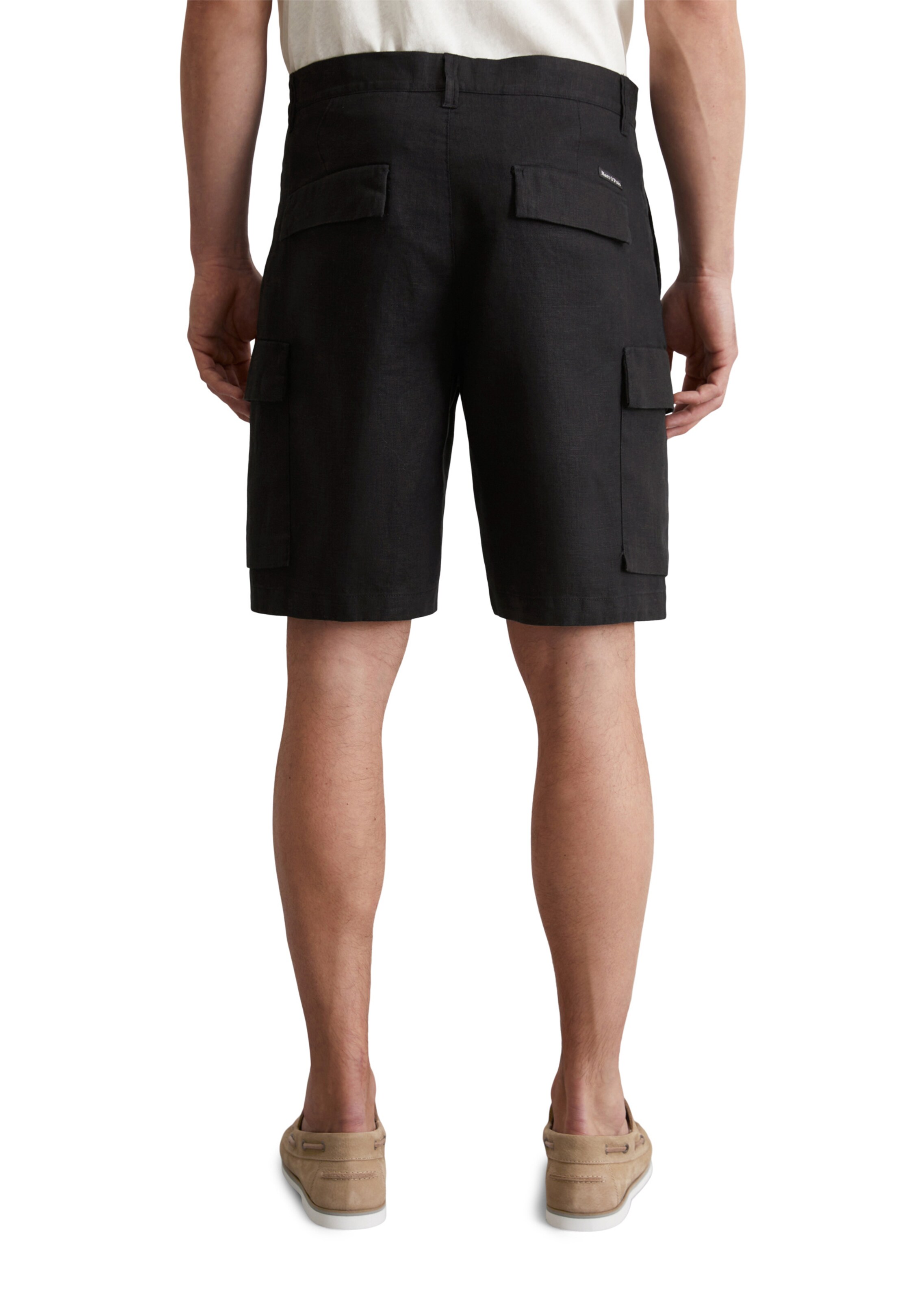Marc O'Polo Loosefit Shorts in Schwarz