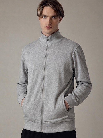 Veste de survêtement 'Felpa' OWN Off With Nature en gris : devant