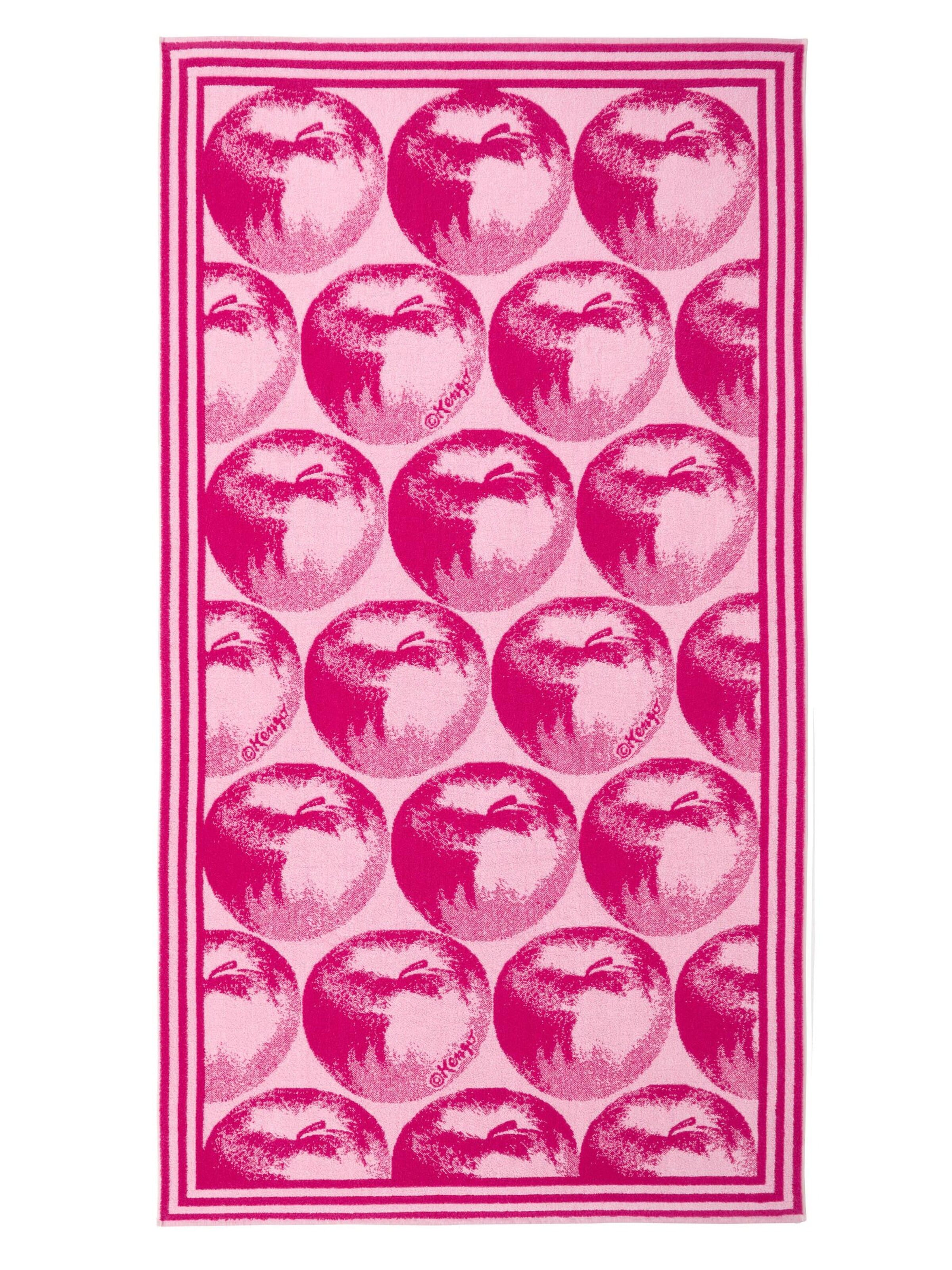 KENZO Towel 'KAPPLE' in Pink: front
