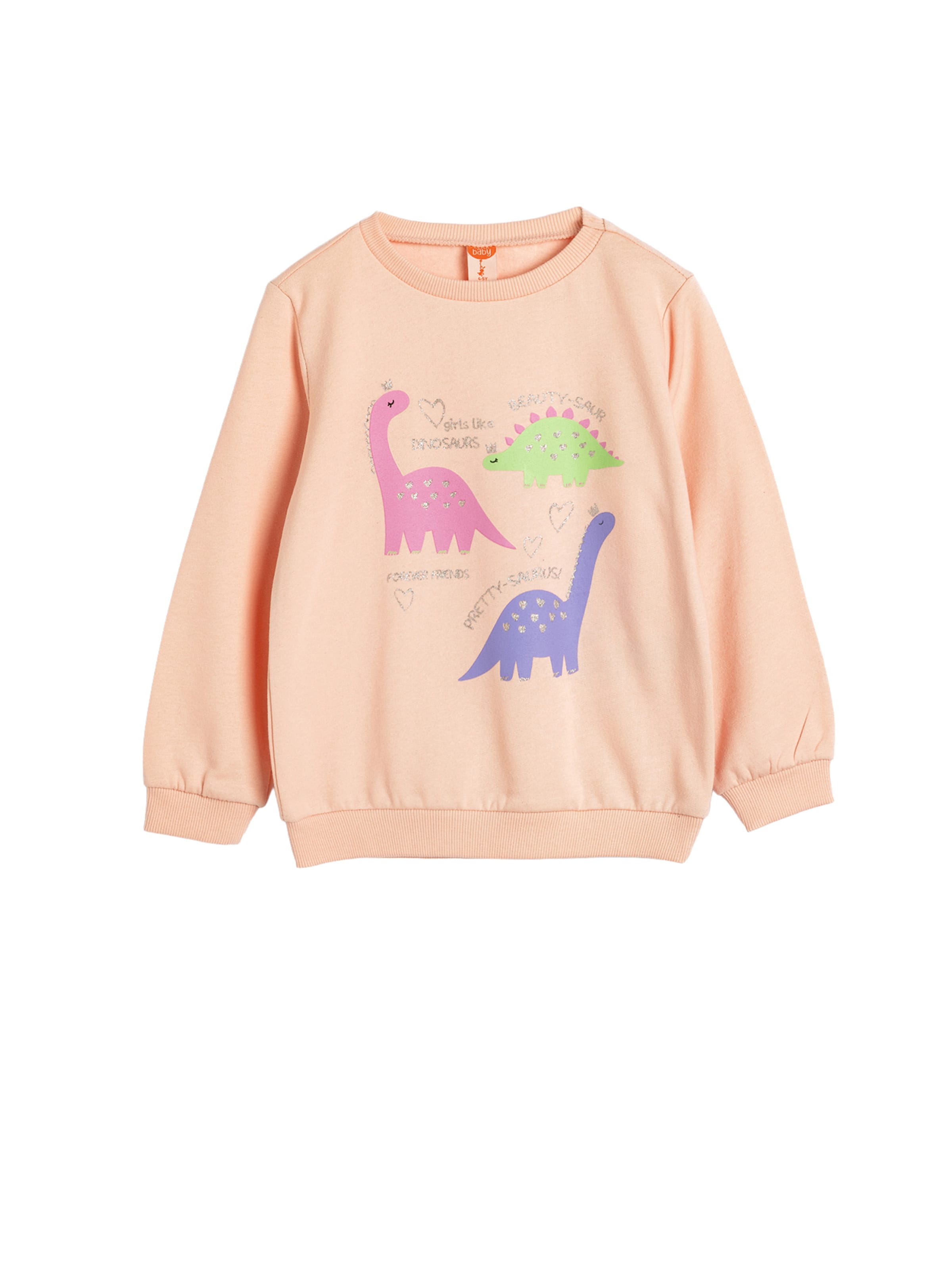 Koton Sweatshirt in Roze: voorkant