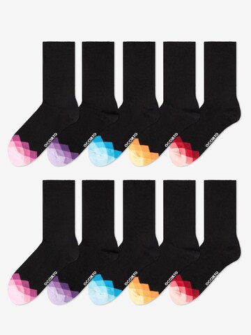 Occulto Socken 'Evelin'‌‌‌‌‌‌ in Schwarz