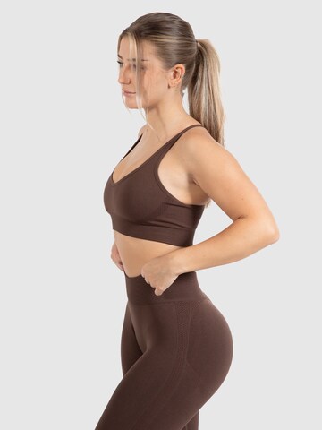 Bustier Soutien-gorge de sport 'Cetrina' Smilodox en marron