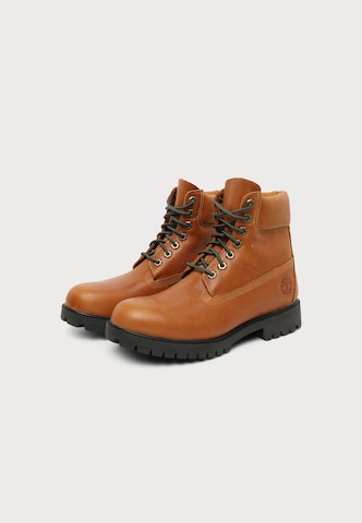 TIMBERLAND Šnurovacie čižmy 'HERITAGE' - Hnedá