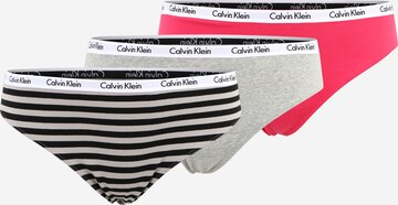 Calvin Klein Underwear Plus Thong in Grey: front