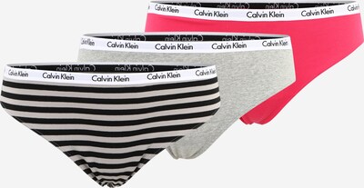 Calvin Klein Underwear Plus Tanga en gris / rosa / negro / blanco, Vista del producto