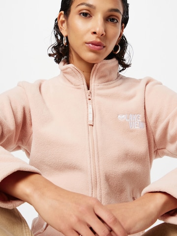 Lake View Fleece jacket 'Daniela' in Pink