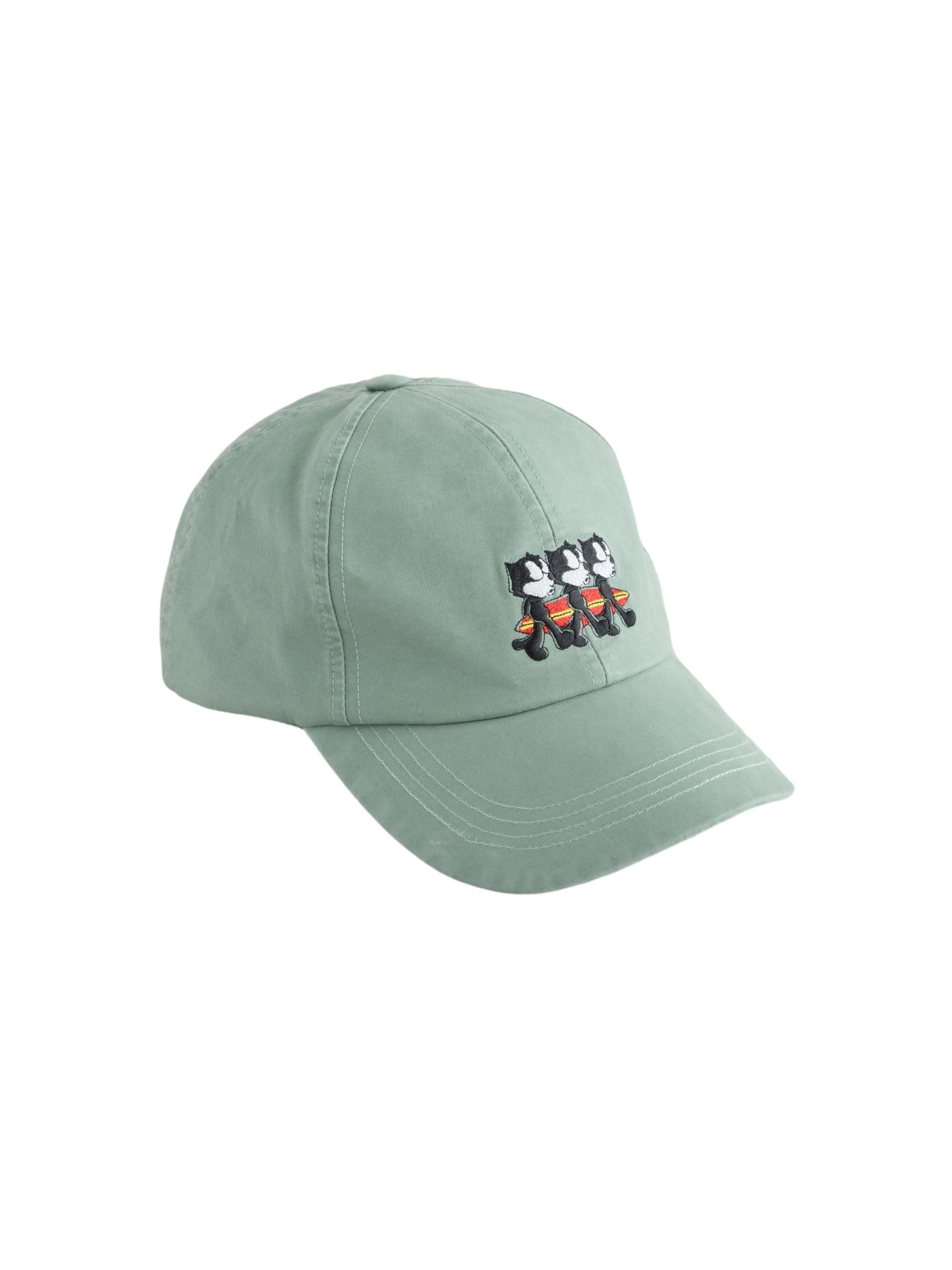 Șapcă 'Felix' pe 55-60 Next pe verde pastel / roșu / negru / alb, Vizualizare produs