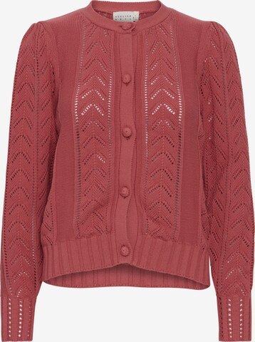 Atelier Rêve Knit Cardigan in Pink: front