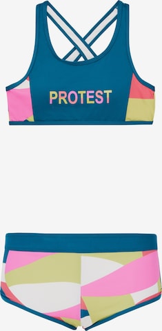 PROTEST Bustier Bikini 'PRTFavour JR' in Blau: Vorderseite